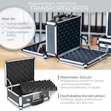 thumbnail of HMF 14411-02 Alu Transportkoffer, Doppelseitig, 31 x 26 x 15 cm, Schwarz