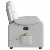 thumbnail of vidaXL Massagesessel Wolkengrau Stoff