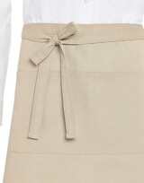 thumbnail of ROME - Recycled Bistro Apron with Pocket: One Size / White