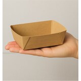 thumbnail of MONOUSO - Deli2Go Schalen aus Kraftpapier 125ml 10,8x8,2x3,5cm (125 Stück)
