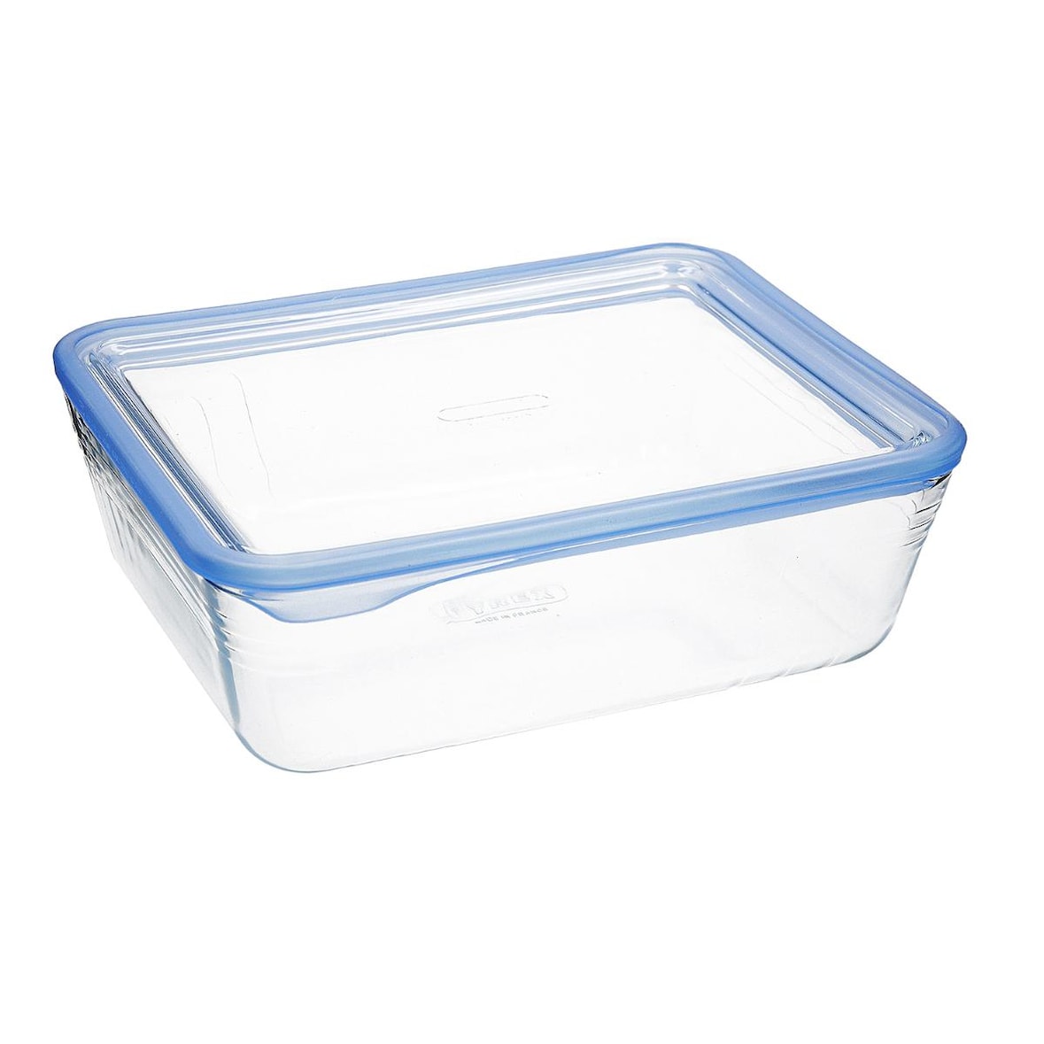 Pyrex Pure Glass - Rechthoekige vershoudschaal met luchtdicht deksel, 19 x 14 x 5 cm - 0,8 liter