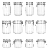 thumbnail of 6tlg Set NORMA Vorratsglas 0,5L 0,75L 1L Bügelverschluss luftdicht Einmachgläser