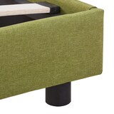 thumbnail of Cadre de lit sans matelas vert tissu 140x200 cm Modèle Vervanel