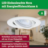 thumbnail of Paulmann LED Einbauleuchte Nova Coin 3er-Set   rund 84mm 50° 3x2,8W 3x505lm 230V  4000K Weiß matt 92455