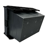 thumbnail of Caisse de transport/stockage en plastique avec couvercle attaché - 600 x 400 x 320 mm - VOGUE