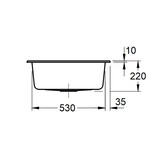 thumbnail of Villeroy&Boch Spülbecken, Küchenspüle Subway 60 S Steam 600x510mm, Unterschrankbreite 60cm