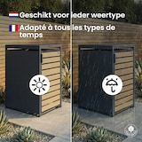 thumbnail of 4gardenz® Kliko Ombouw 4 kliko - Afvalbak-ombouw- Containerombouw Weerbestendig - Houtlook