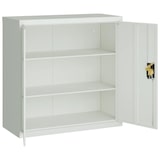 thumbnail of vidaXL Aktenschrank mit 2 Türen Grau 90 cm Stahl
