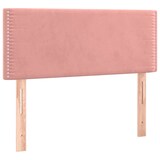 thumbnail of vidaXL Boxspringbett mit Matratze & LED Rosa 100x200 cm Samt
