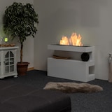 thumbnail of Moritz  Standkamin Raumteiler 100 x 35 x 76 cm Bio Ethanol-Brenner Deko Kamin Feuerstelle Ethanol-Kamin Ofen