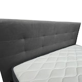 thumbnail of Letto contenitore matrimoniale 160x190 cm con rete ortopedica a doghe, tessuto Enjoy, made in Italy - 23 Ash