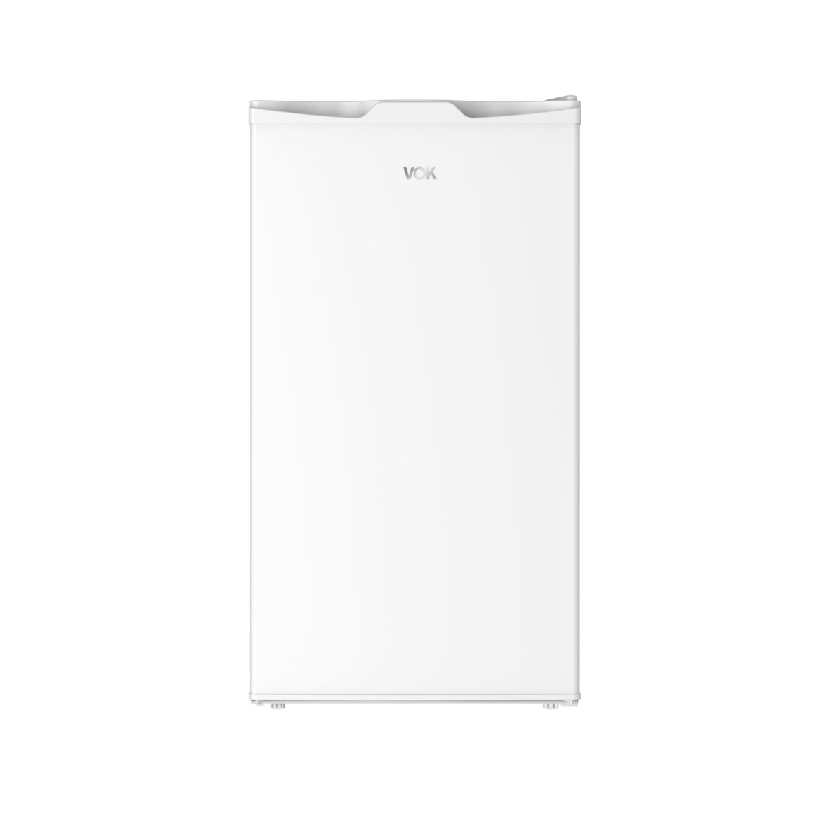 VOK Frigorífico de una puerta de 85 L - Altura 83 cm, Cajon de Frutas, Cool Zone, con Luz LED, Bajo Consumo Energético, Puerta Reversible, Blanco
