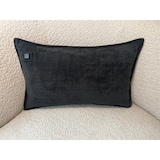 thumbnail of Warmpi Infrarot Heizkissen Kabellos mit Powerbank (10.000mAh) – Chenille Schwarz 30x50cm – Beheiztes Kissen inkl. 3m Kabel