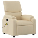 thumbnail of vidaXL Massagesessel Creme Stoff