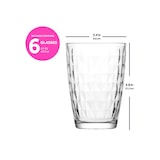 thumbnail of Cocktailgläser Hermia Concept 100 % GLAS, 8,6 x 8,6 x 12,2 / 415 ml (6 Stück) V1141