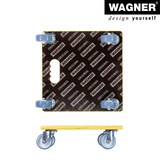 thumbnail of WAGNER Transporthilfe Multiplex MAXIGRIP - 38 x 38 x 11 cm, softe Rollen Ø 75 mm, Tragkraft 300 kg - 20134001