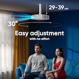 thumbnail of ONKRON Soporte Proyector Techo/Pared, hasta 10 kg, Inclinable et Giratorio, Base Proyector K3A-W Blanco