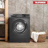 thumbnail of Telefunken Waschmaschine 8kg | Frontlader 1400 U/Min. | Inverter Motor | AquaStop | Schontrommel | W-8-1400-A-DI inox