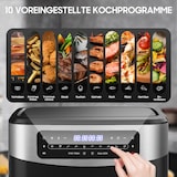 thumbnail of Heißluftfritteuse 12L Dual Zone, Airfryer mit Sichtfenster, LED-Touch, 10 Programmen, gesund & fettarm