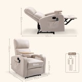 thumbnail of HOMCOM - Massagesessel - 77L x 93B x 105H cm - beige