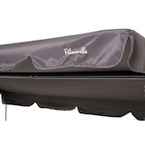 thumbnail of Balancelle 4 places MIZAR XL inclinable et transformable en lit, structure en métal, toit réglable en polyester imperméable (Gris Matrix)