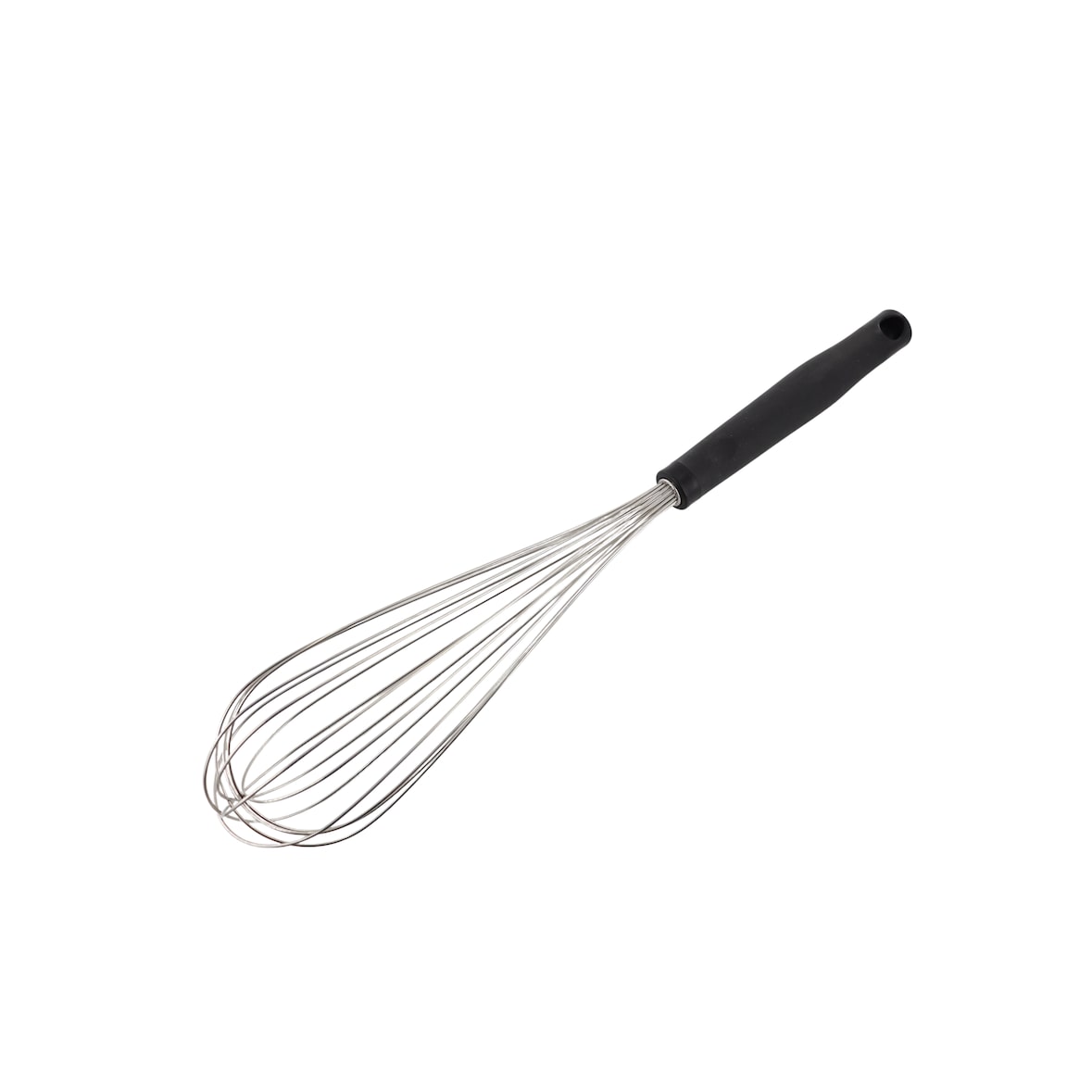 METRO PROFESSIONAL Schneebesen, Edelstahl 18/8, 50.5 cm, 8 Drähte, Kunststoffgriff, silber/schwarz