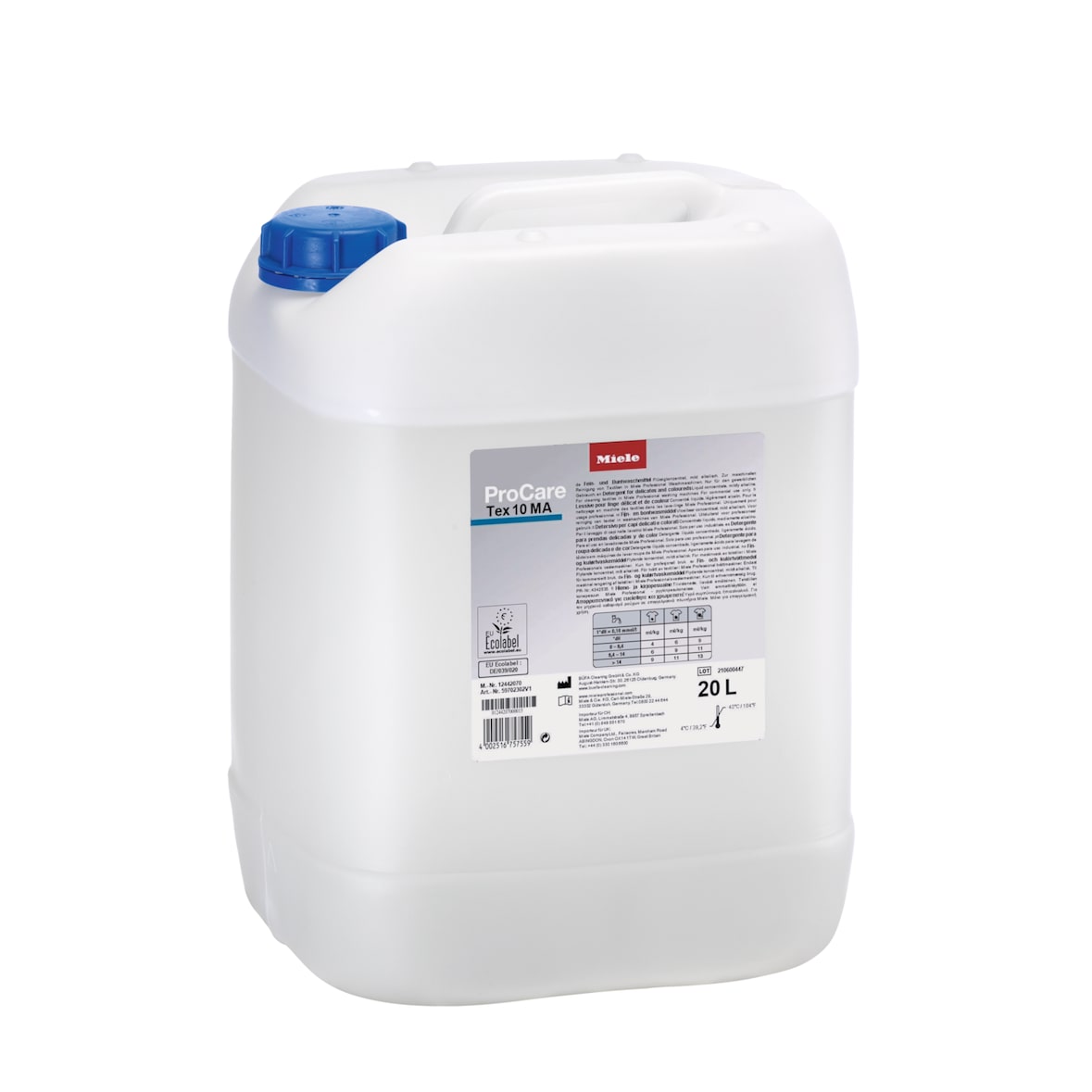 Miele Fein- und Buntwaschmittel ProCare Tex 10 MA - 20 l V1