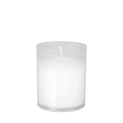 Bougies d'extérieur Ø 5 cm · 6,5 cm transparent