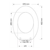 thumbnail of GILAC Abattant WC - Blanc G039807