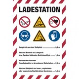 thumbnail of Dreifke® Kombischild, Ladestation, Aluminiumverbund, 300 x 200 - 200x300x2 mm Aluverbund