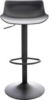 thumbnail of DELUKE® Barhocker 2er Set höhenverstellbar Schwarz JUTO Kunststoff, 68,5-94x43x44 Barhocker mit Lehne Tresenhocker Barstuhl Küchenhocker Thekenhocker