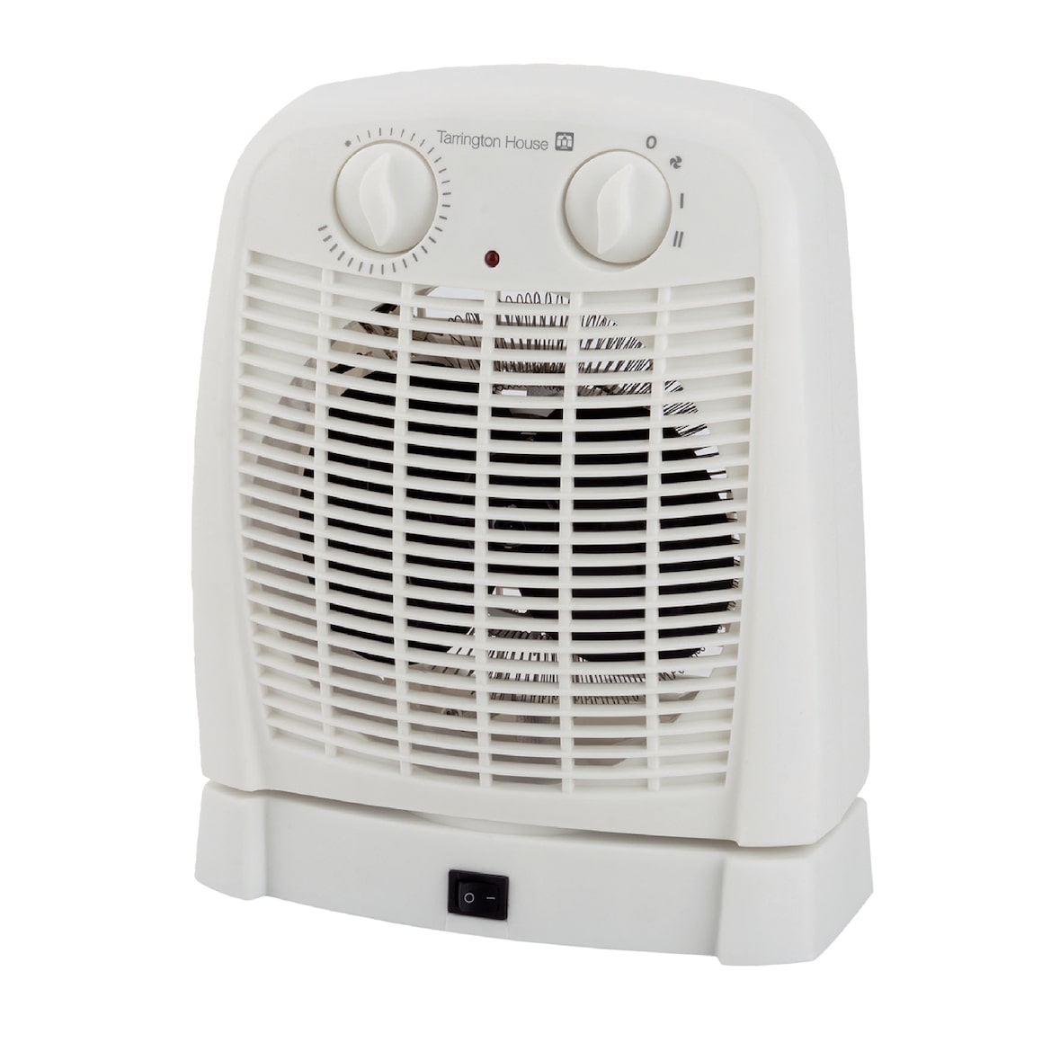 Tarrington House Heizlüfter mit Ventilator FH2015, Kunststoff, 23 x 11.5 x 28.5 cm, 2000 W, 2 Leistungsstufen, Überhitzungsschutz weiß