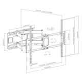 thumbnail of VALUE TV muurbeugel, flexibel , < 120 kg, < 304,8 cm / 120"