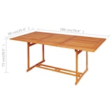 thumbnail of 7-delige massief teakhouten tuinset