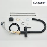 thumbnail of Jana | Torneira  de 3 vias premium preto mate |cozinha de osmose em aço inoxidável misturadora 360 °|Filtro 3 ligações arco alto