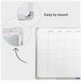 thumbnail of DESQ | Maandplanner | Magnetisch | Aluminium Frame | 60 x 90  cm