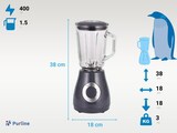 thumbnail of PURLINE Batidora de vaso 400W  HOMEAPP BV