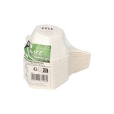 thumbnail of 144 Fingerfood - Schalen Zuckerrohr "pure" 25 ml 3 cm x 9,5 cm x 6,3 cm weiss "Hexagon"