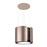 thumbnail of Klarstein Skyfall Inselabzugshaube Ø45cm Umluft 402m³/h LED Nickel-Metallic