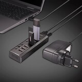 thumbnail of Lindy 43371 LINDY 4 Port USB 3.0 Hub mit 3 Schnellladeports