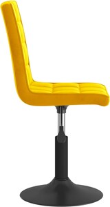 thumbnail of vidaXL Esszimmerstühle 2 Stk. Drehbar Senfgelb Samt