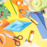 thumbnail of Relaxdays Klemmzwingen Metall, große Federzwingen im 6er Set, Spannweite 50 mm, Foto, Pool, Leimklemmen 145 mm, rot