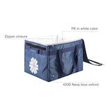 thumbnail of aro Bolsa térmica, poliéster, 40 l, apertura superior, con velcro y cremallera, azul marino