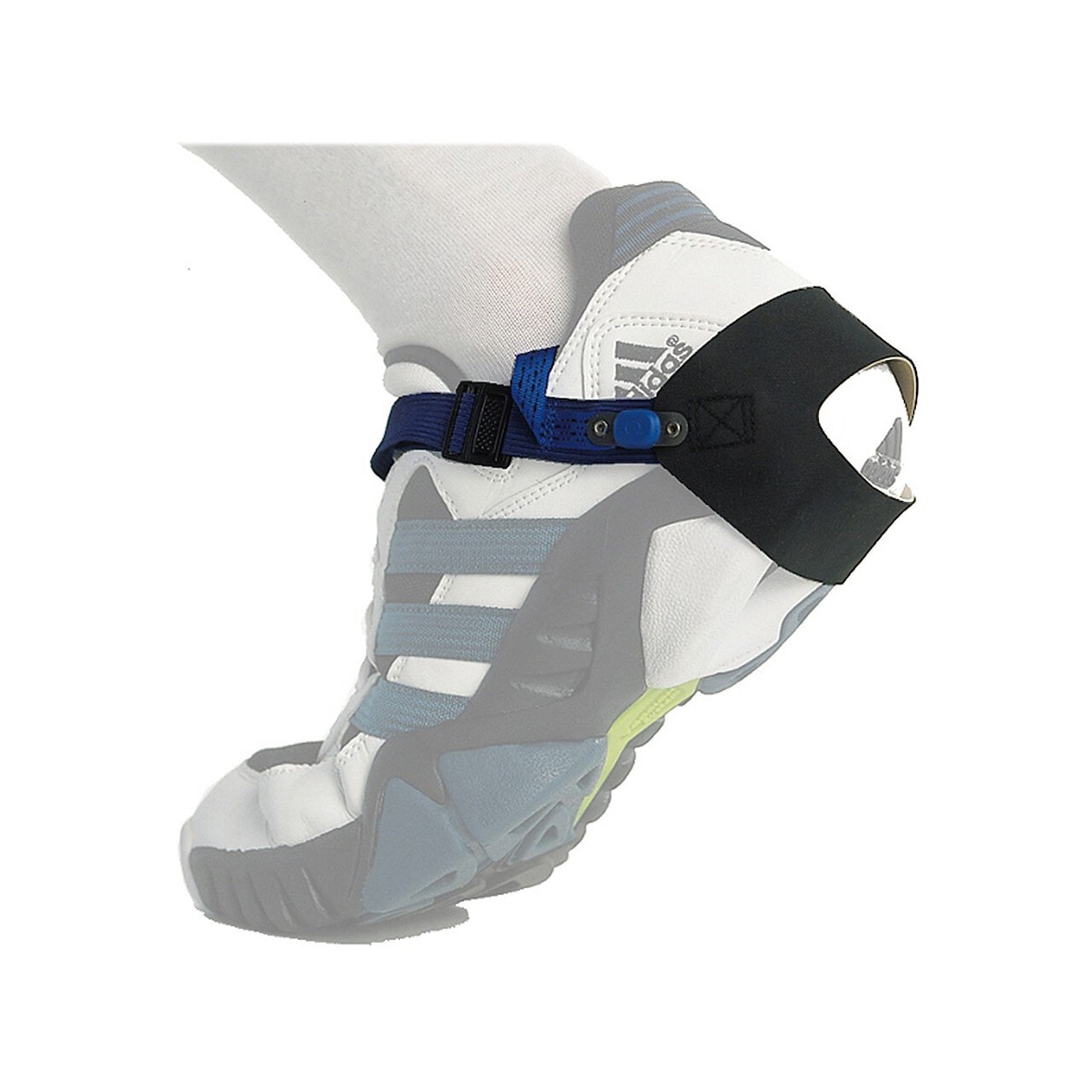 ESD-Fersenband mit Clipverschluss, 1 MOhm, verstellbar, schwarz