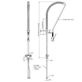 thumbnail of Geschirrbrause Mit Mischbatterie, Einloch-Montage, Zwei Mischventile