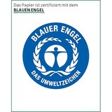 thumbnail of Toilettenpapier, 3-lagig, 72 Rollen x 250 Blatt, 100% Recycling, superweiches Klopapier, Großpackung für Gewerbe, Verpackung aus 60% PCR-Anteil