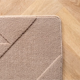 thumbnail of Teppich Waschbar Geometrisch Modern Esszimmer Flur Beige 200x290 cm OEKO-TEX Fußbodenheizung geeignet Gekettelt – LAVAREDO von Kadima Design