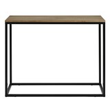 thumbnail of Consola Recibidor iCub 100x35x82cm Negro en madera maciza de pino acabado vintage estilo industrial Box Furniture