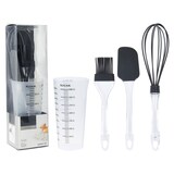 thumbnail of WellHome - Anthrazitfarbenes Silikon-Backformen-Set - Hitzebeständig bis 425°C