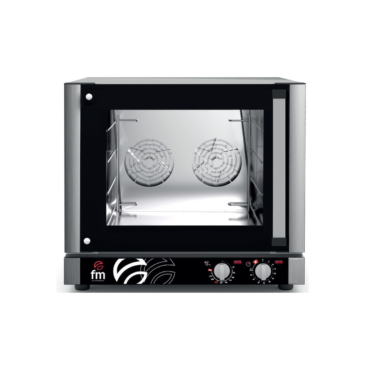 Horno Eléctrico de Convección para 4 Bandejas 480x340 Apertura Lateral RXL 424